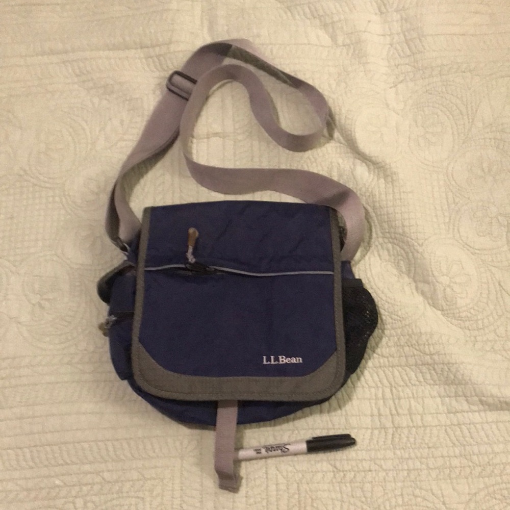 L.L.Bean navy crossbody